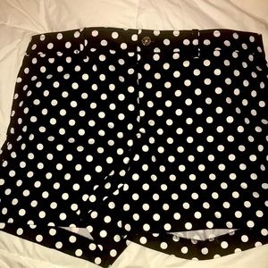 *NEW*Ralph Lauren Polka Dot 3 Pckt Shorts Sz 14